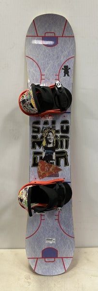 Used Salomon Dlr Burton Bindings 150 Cm Men's Snowboard Combo