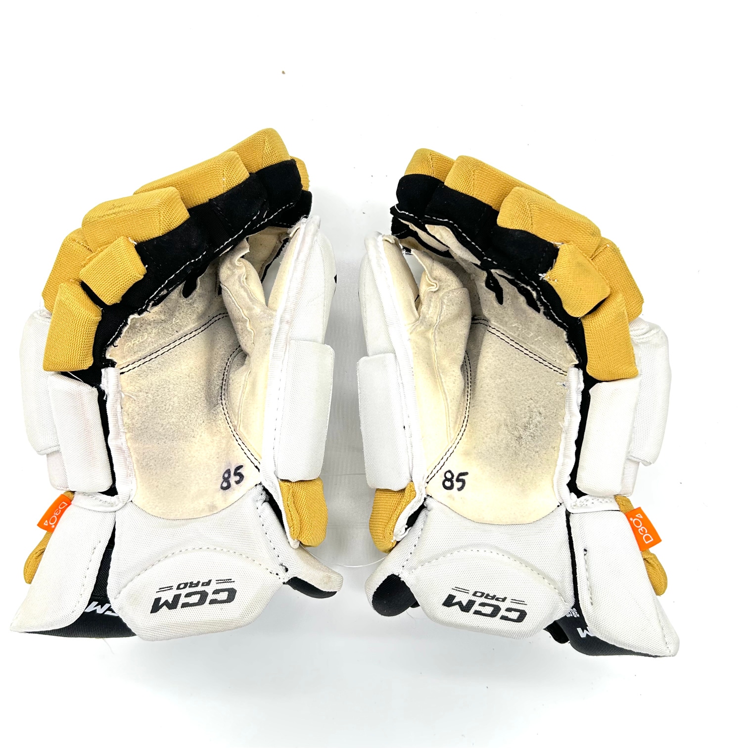 Used Pro Stock CCM HGPJSPP Gloves - Vegas Golden Knights (NHL)