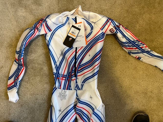 Spyder US Ski Team Lindsay Vonn World Cup GS Race Suit padded extra large