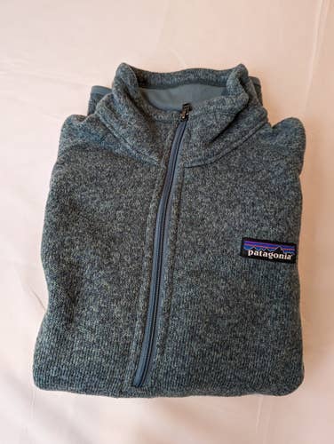 Patagonia Better Sweater 1/4 Zip Women's Medium Green-Blue