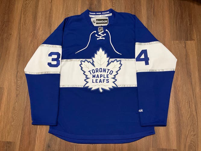 Toronto Maple Leafs 2017 Centennial Classic Auston Matthews Reebok NHL Hockey Jersey Size L
