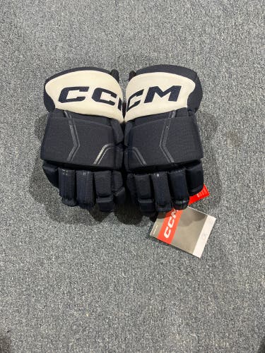 New Navy (WC) Colorado Avalanche CCM HGQLPP Pro Stock Gloves Kiviranta 14”