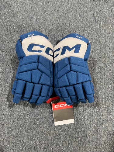 New Blue Colorado Avalanche CCM HGTK Pro Stock Gloves Eller 14”