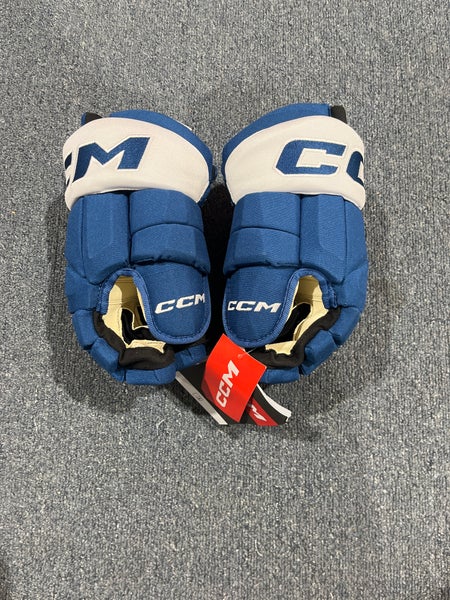 New Blue Colorado Avalanche CCM HGTK Pro Stock Gloves Eller 14”