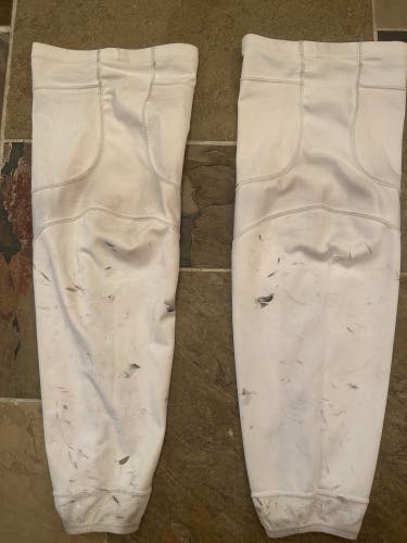 Reebok RBK pro stock practice hockey sock - white - size XL