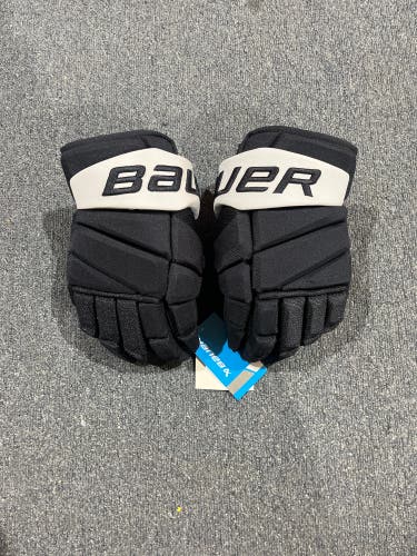 New Navy (WC) Colorado Avalanche Bauer Hyperlite Pro Stock Gloves MAKAR 14”