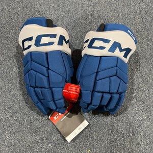 New Blue Colorado Avalanche CCM HGTKXP Pro Stock Gloves Maltsev 14” (Stained)