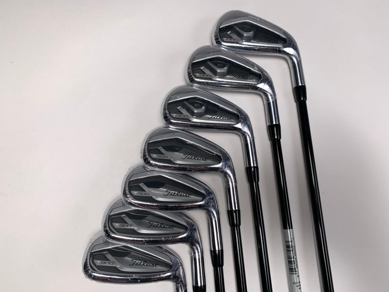 Titleist 2021 T300 Iron Set 5-PW+GW Tensei Red AV Series Regular RH