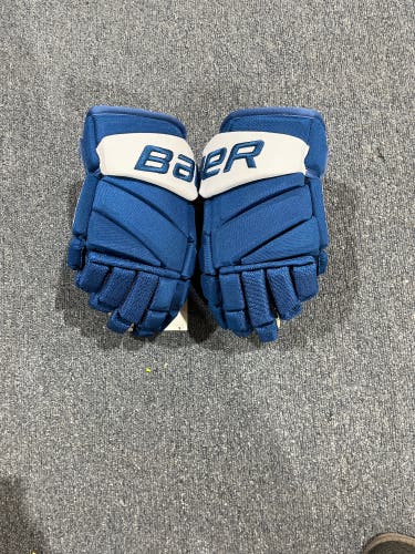 New Blue Colorado Avalanche Bauer Vapor Hyperlite Team Issue Gloves 14”