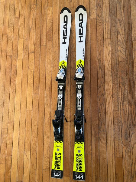 Head World Cup Rebels SL Junior Race Skis with Bindings