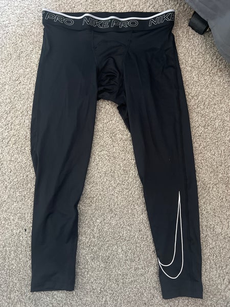 NIKE PRO Dri-FIT 3/4 BASKETBALL TIGHTS BLACK for £35.00