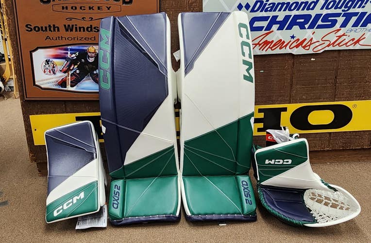 New 33" +1.5  Regular CCM Axis 2 Goalie Full Set