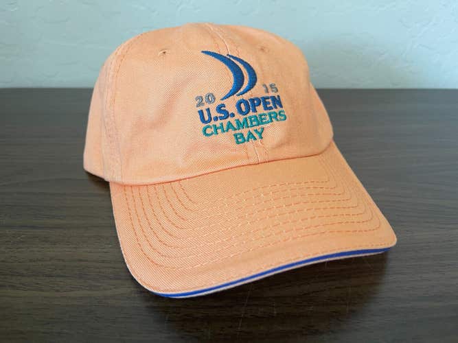 2015 US Open CHAMBERS BAY GOLF COURSE USGA MEMBER Adjustable Strap Golf Cap Hat!