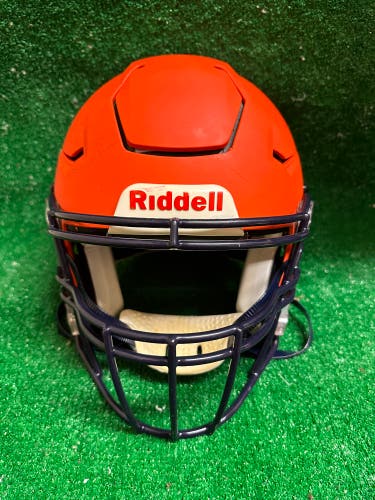 Adult Large - Riddell Speedflex Football Helmet - Matte Orange
