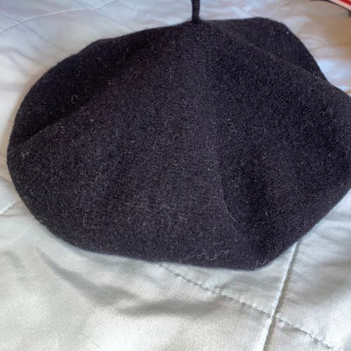 Black Beret  100% Wool  Made in South Africa