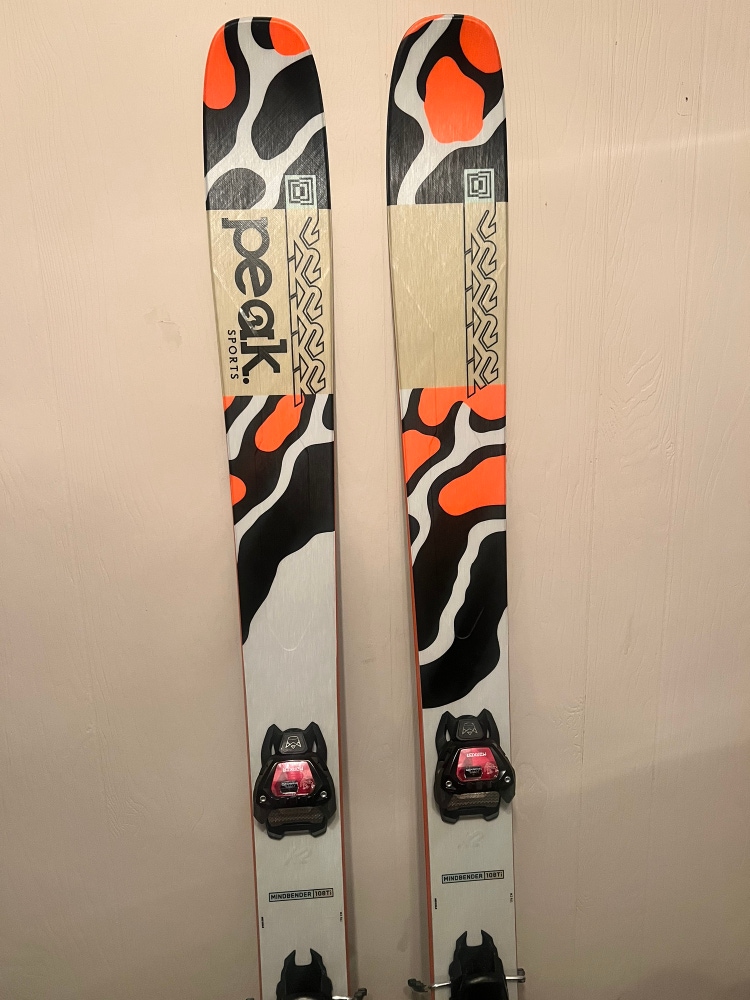 Unisex 2023 Powder With Bindings Max Din 13 MindBender 108Ti Skis