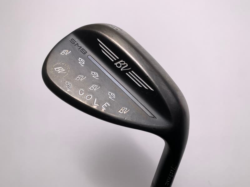 Titleist Vokey SM9 Jet Black Custom Lob Wedge LW 58* 10 Bounce S 