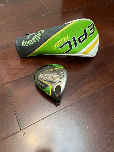 Used Callaway Epic Flash 3 Wood -head only-