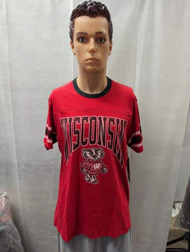 NWT Wisconsin Badgers '47 T Shirt L NCAA