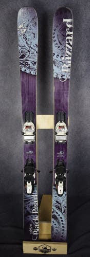 BLIZZARD BLACK PERL SKIS SIZE 152 CM WITH MARKER BINDINGS