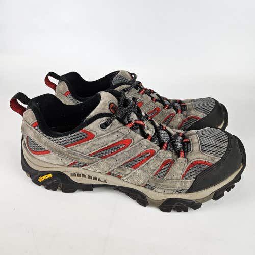 Merrell Men's Moab 2 Vent Hiking Shoes Charcoal Grey Suede Size 11.5