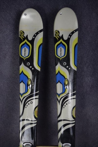 K2 LOTTA LUV SKIS SIZE 156 CM WITH MARKER BINDINGS