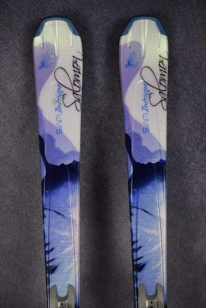 SALOMON SIAM INTRIGUE SKIS SIZE 159 CM WITH SALOMON BINDINGS