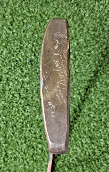 Acushnet Bulls Eye Blade Putter  /  RH  /  Fluted Steel ~35"  /  jd8396