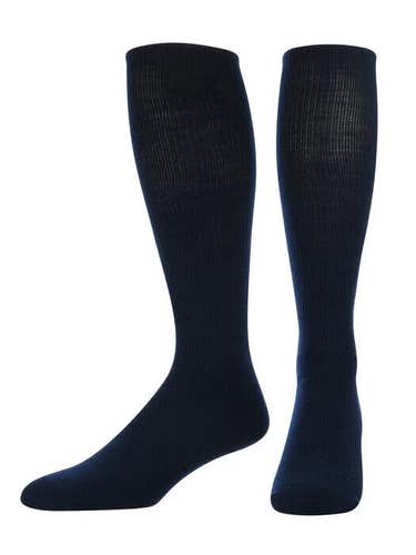TCK Twin City Unisex Youth Multisport Size Small Navy Blue Team Solid Socks NWT
