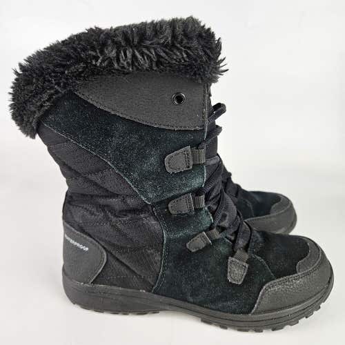 Columbia Ice Maiden BL1581-011 Women Black Waterproof Snow Winter Boots Size 8.5