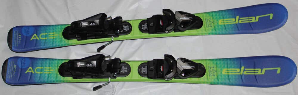NEW 2024 Elan 90cm Kids skis Jett Ace with EL 4.5 GW size adjustable Bindings