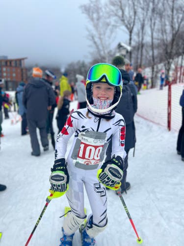 Ski racing Suit for a U10or U12 with Pads