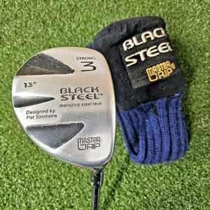 Master Grip Black Steel Strong 3 Wood RH / Reg Graph ~44"/ HC / NEW GRIP /jd6740