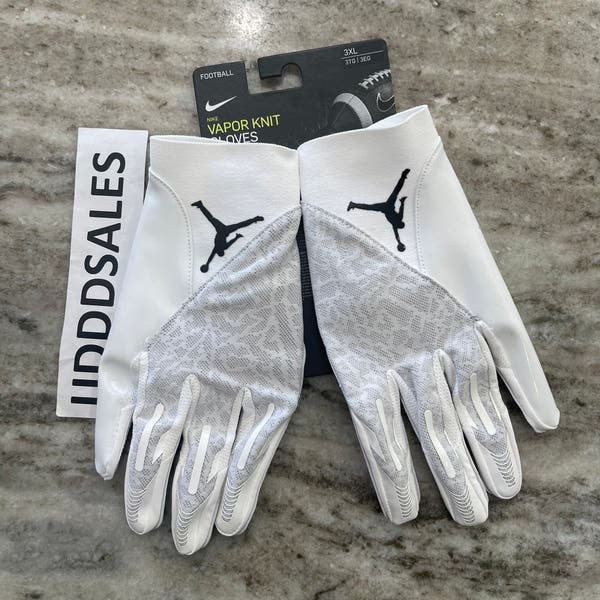 セール‼️NIKE JORDAN VAPOR KNIT 3.0 GLOVE M Nike Jordan Vapor Knit Football Gloves Men's XL Black