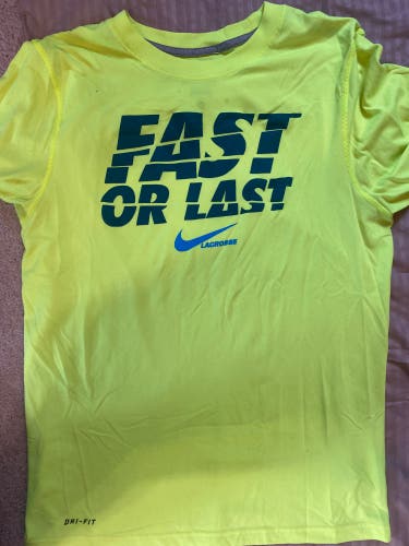 Nike “Fast or Last” Lacrosse Tee - Size Small