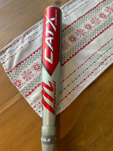 Used USSSA Certified 2022 Marucci Composite CAT X Bat (-10) 20 oz 30"