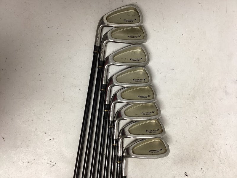 Used Ram Formulax Titanium 3ipw Graphite Iron Sets SidelineSwap