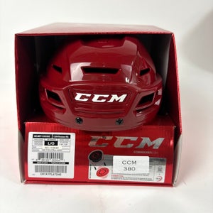 Brand New CCM Resistance Helmet in Box - Harvard Red - Large - #CCM380