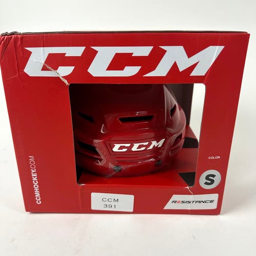 Brand New CCM Resistance Helmet in Box - Red - Small - #CCM391