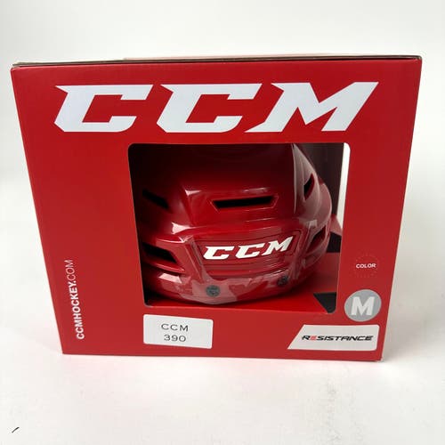 Brand New CCM Resistance Helmet in Box - Red - Medium - #CCM390