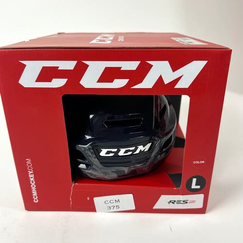 Brand New CCM Resistance 110 Helmet In Box - Navy Blue / Winnipeg - Large - #CCM375