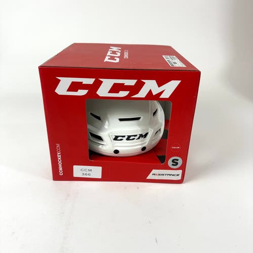 Brand New CCM Resistance Helmet in Box - White - Small - #CCM366