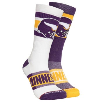 Hail Mary Crew Socks Minnesota Vikings Mitchell & Ness Socks