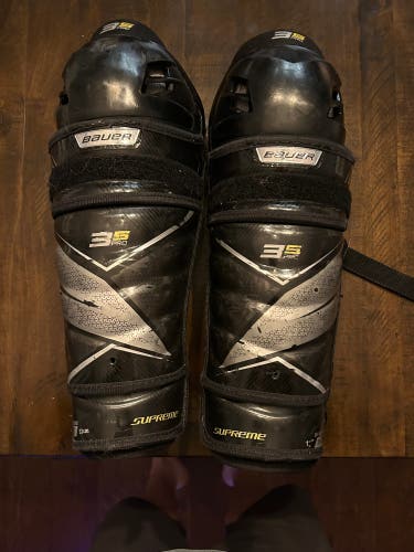 Used Bauer 13"  Supreme 3S Pro Shin Pads