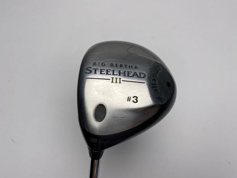 Callaway Steelhead III 3 Fairway Wood 15* System III Uniflex Steel Mens LH