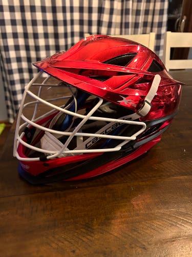 Cascade XRS Red Chrome Lacrosse Helmet