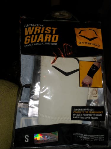 White New Junior EvoShield Wrist Guards