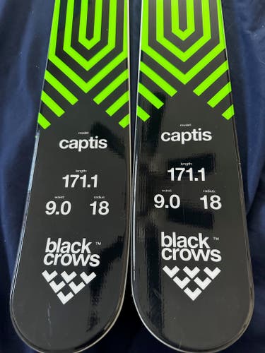 Unisex Black Crows Captis 171 CM Without Bindings Skis
