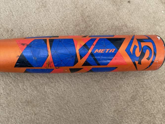 Used USSSA Certified 2022 Louisville Slugger Composite Meta Bat (-8) 22 oz 30"
