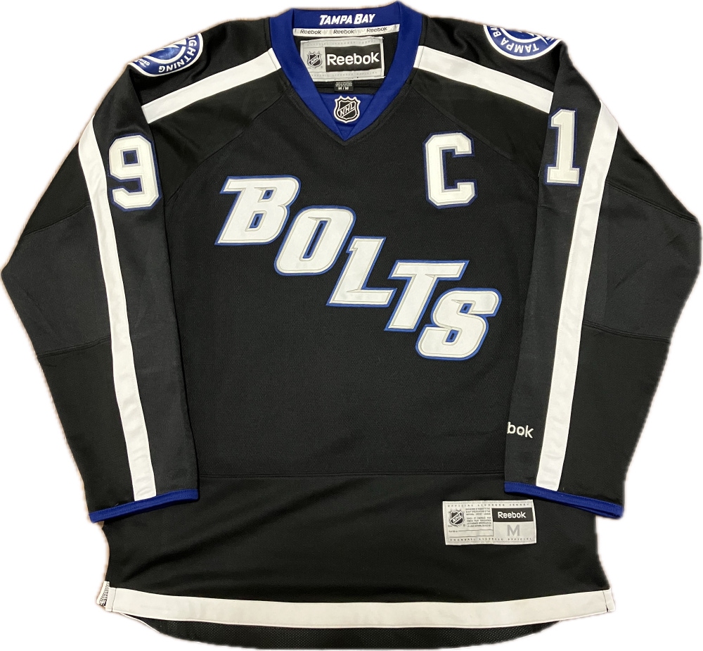 Tampa Bay Lightning Steven Stamkos “Bolts” Alt Reebok NHL Hockey Jersey Size M